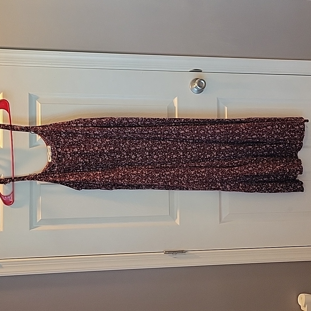 Floral Dress - Maroon